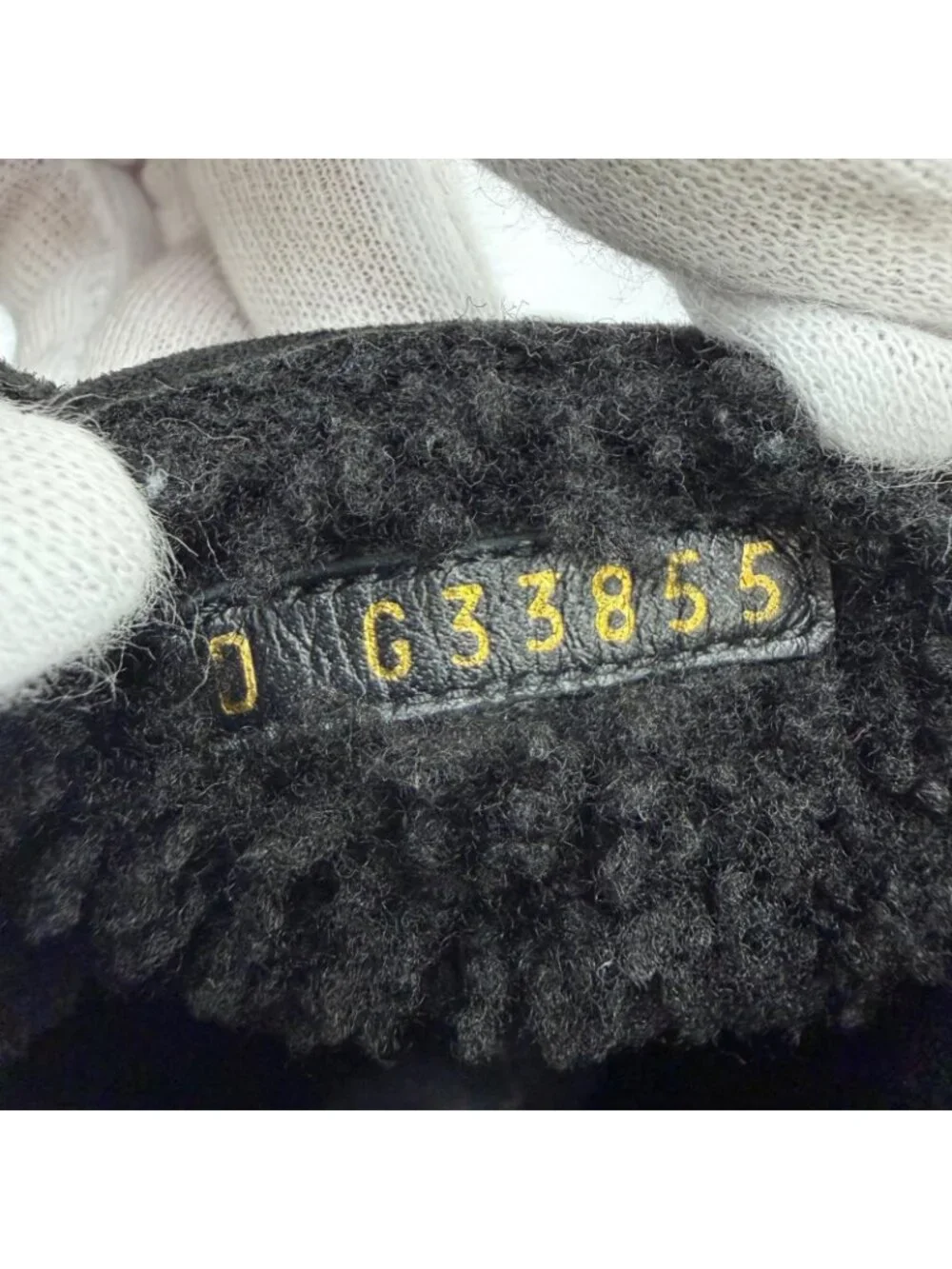 Chanel CC Logo Embroidery Shearling Boots Ankle Black